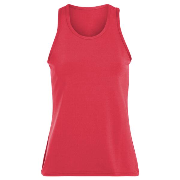 Ladies Poly/Spandex Solid Racerback Tank Thumbnail