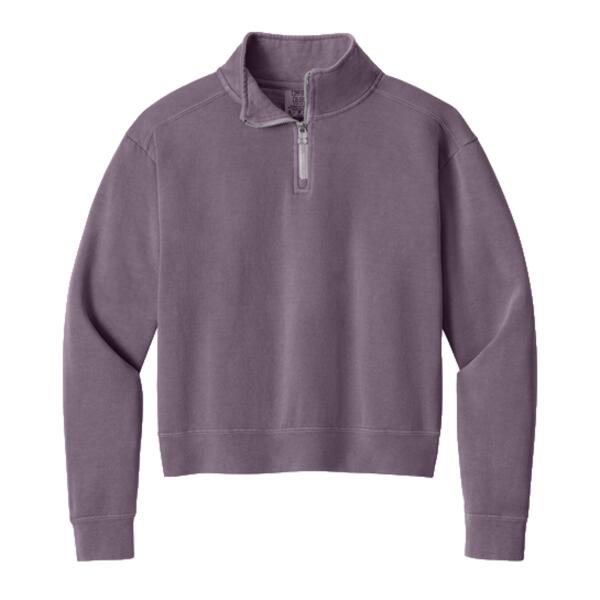 Women's Mid Length 1/4 Zip Sweatshirt Thumbnail