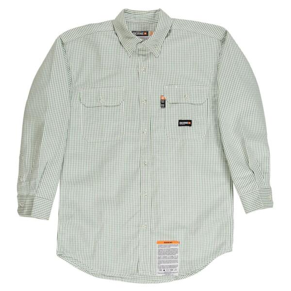 Men's Tall Flame-Resistant Down Plaid Work Shirt Thumbnail