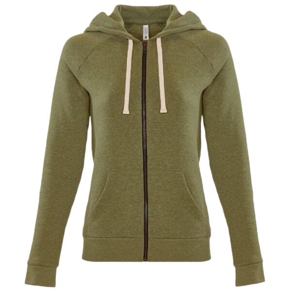 Women's Malibu Raglan Full-Zip Hoodie Sweatshirt Thumbnail