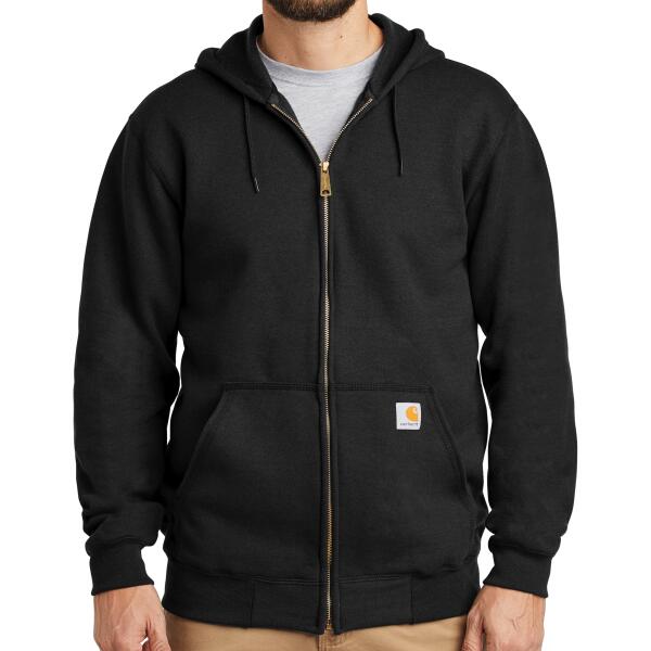 Midweight Hooded Zip Front Sweatshirt Thumbnail