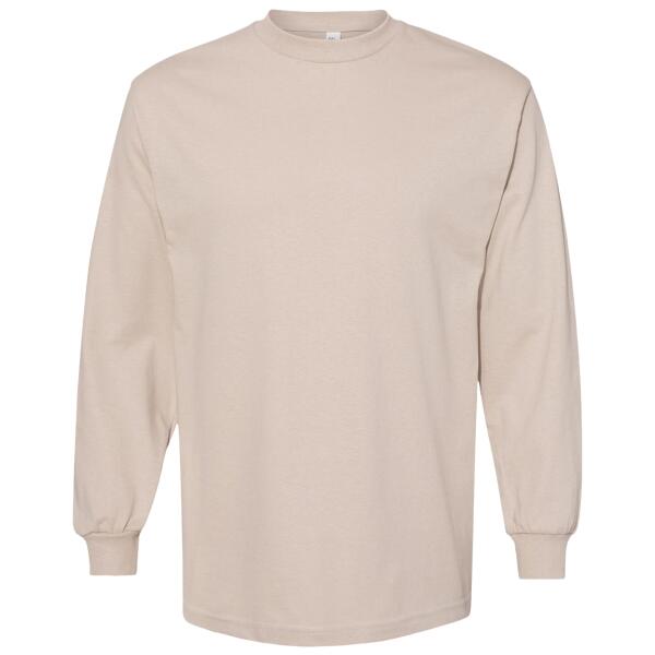 Unisex Heavyweight Cotton Long Sleeve Tee Thumbnail