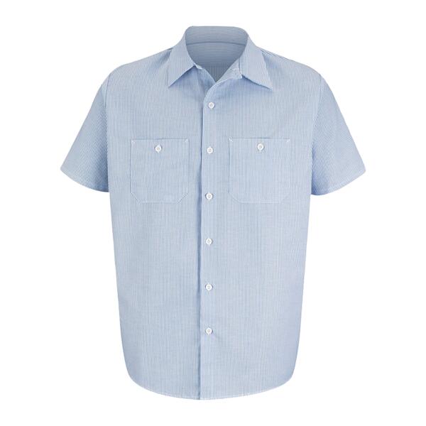 Men's Industrial Stripe Work Shirt Thumbnail