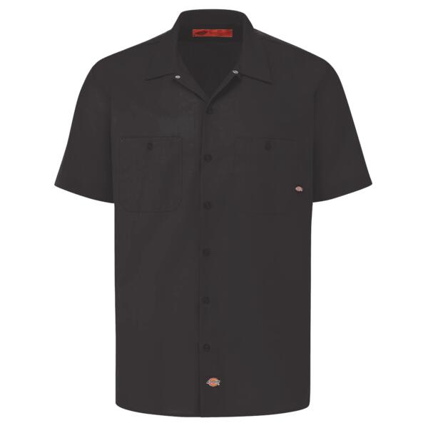 Men's Tall Industrial Short Sleeve Work Shirt Thumbnail