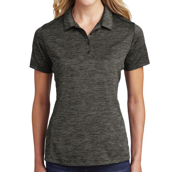Women's PosiCharge ® Electric Heather Polo Thumbnail