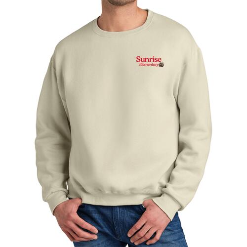 D3 -- ADULT Unisex Crewneck Sweatshirt (no back logo) Thumbnail