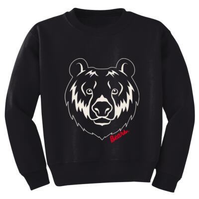 D6 -- YOUTH Unisex Crewneck Sweatshirt (Sunrise Bear) Thumbnail