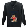 Long Sleeve Silk Touch Polo with Pocket Thumbnail